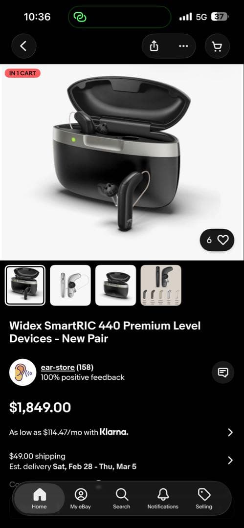 その他 Widex SmartRIC 440 Premium level