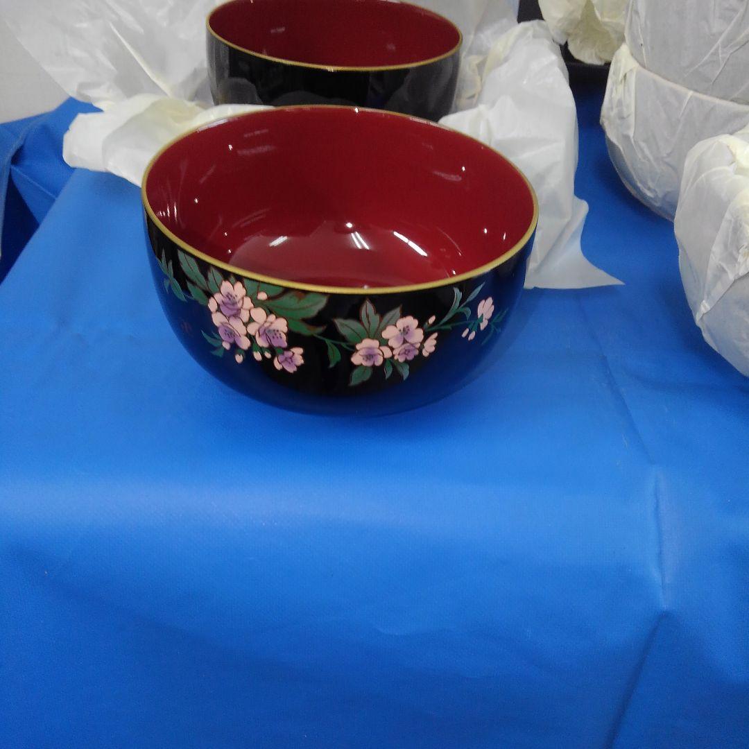 エレガンス塗りおわん５個セット