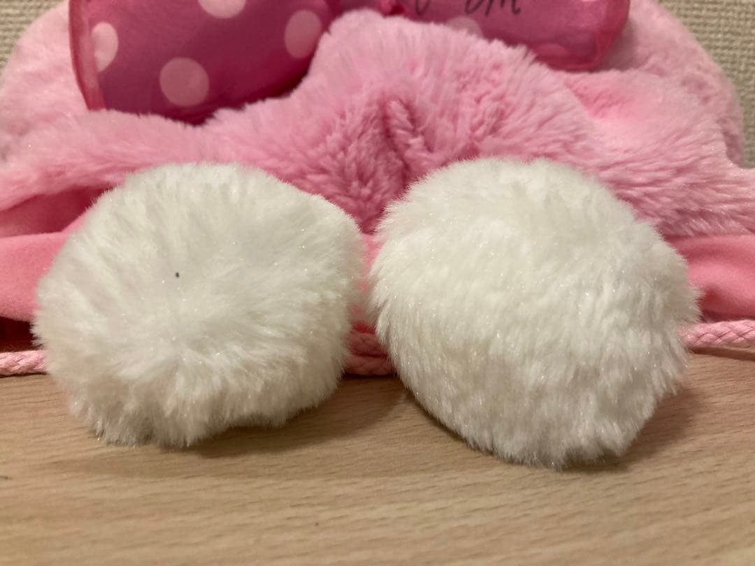 希少品✨最安値✨ミニーマウス リボン　ファンキャップ ピンク