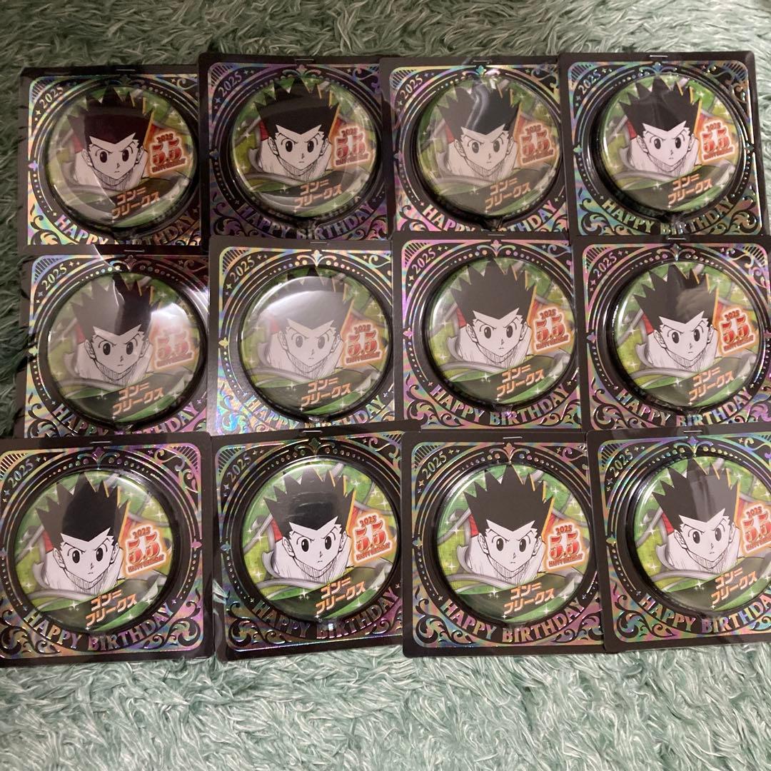 HUNTER×HUNTERゴン 缶バッジ 12点セット バースデー 2025