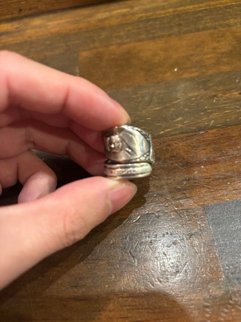 ハンドメイド　スプーンリング