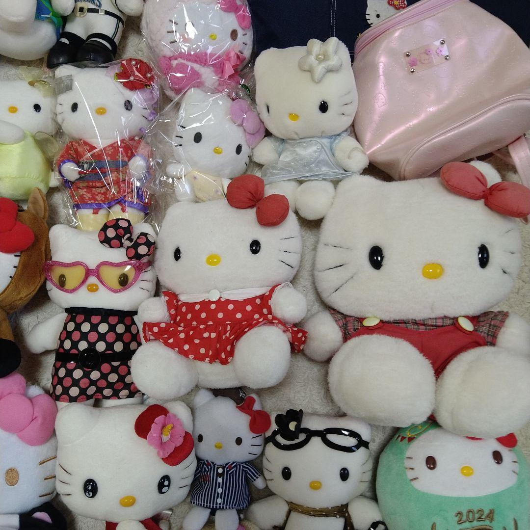 サンリオ ハローキティ ぬいぐるみ マスコット まとめ売り　歴代グッズ大量セット
