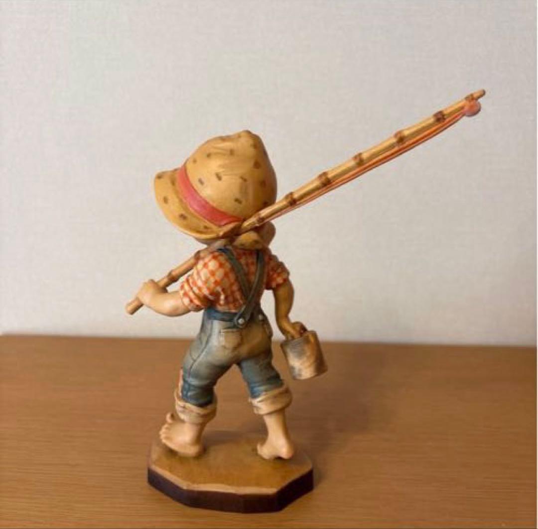 【希少品・美品】アンリ人形（大）「Fisher Boy」18センチ