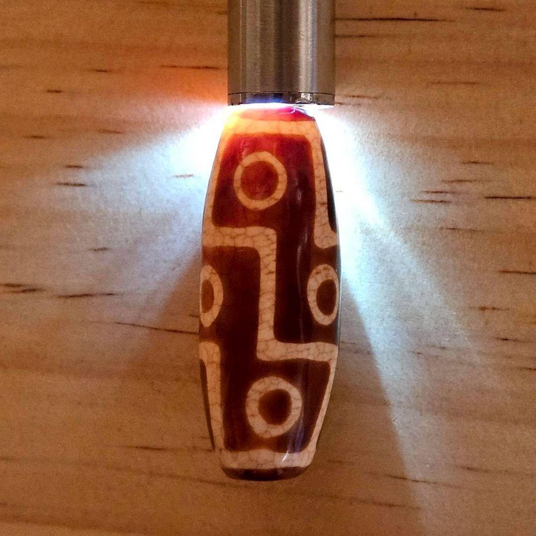 九眼天珠 上肯 龍紋【極希少】