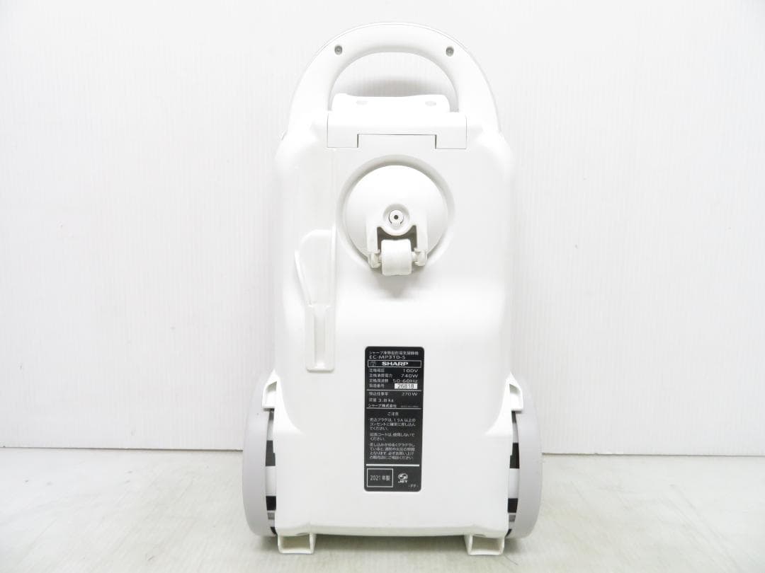 シャープ 2021年製 紙パック式クリーナー モーターブラシ 掃除機 シルバー系