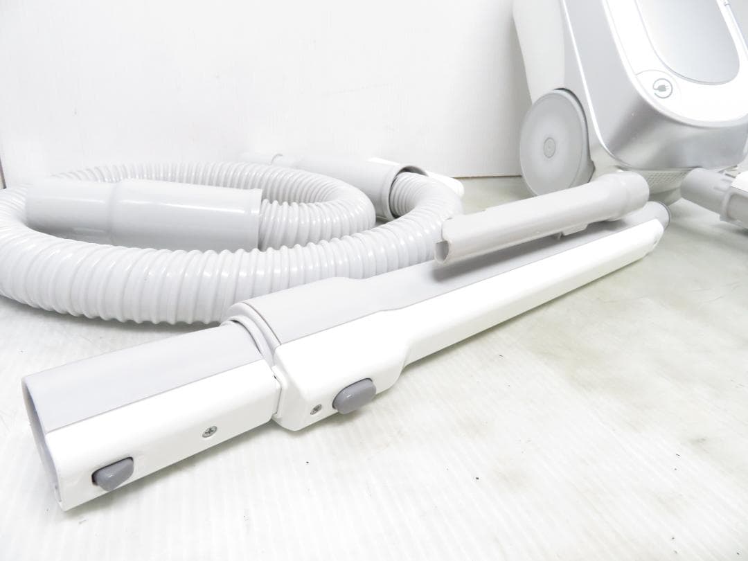 シャープ 2021年製 紙パック式クリーナー モーターブラシ 掃除機 シルバー系