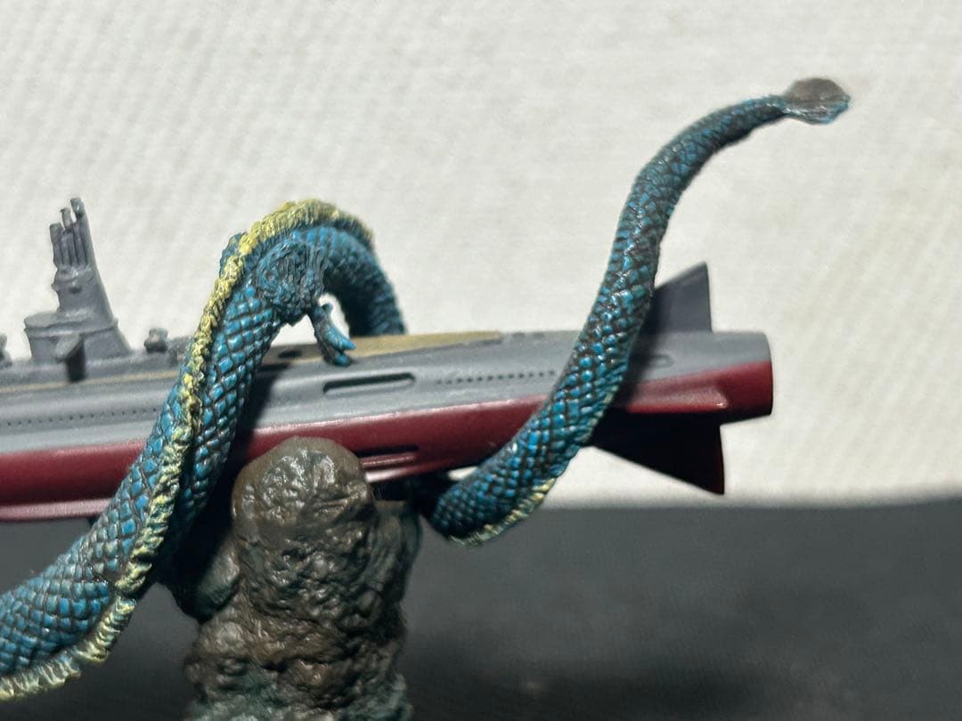 特撮大百科　ラッキーフィギュア海底軍艦　マンダ　轟天号　セット