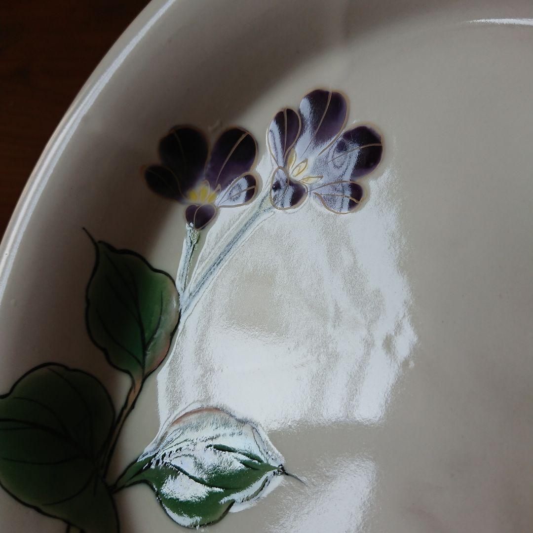 清水焼 京焼 菫 陶葊 陶あん とうあん 器 皿 鉢 中鉢 深皿 土淵陶葊/萩焼