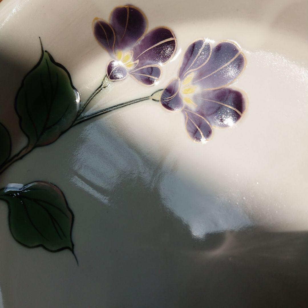 清水焼 京焼 菫 陶葊 陶あん とうあん 器 皿 鉢 中鉢 深皿 土淵陶葊/萩焼