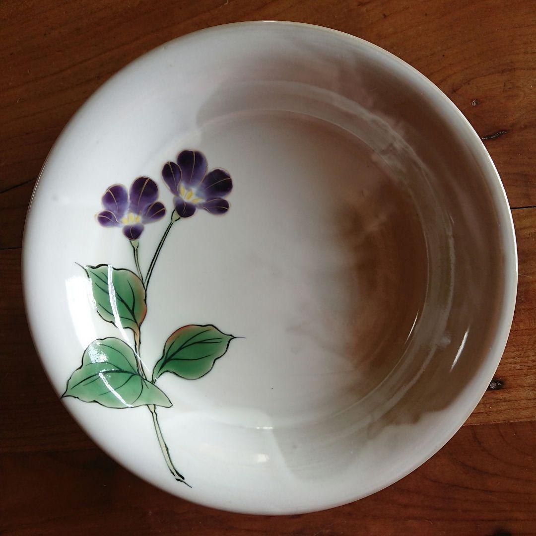 清水焼 京焼 菫 陶葊 陶あん とうあん 器 皿 鉢 中鉢 深皿 土淵陶葊/萩焼