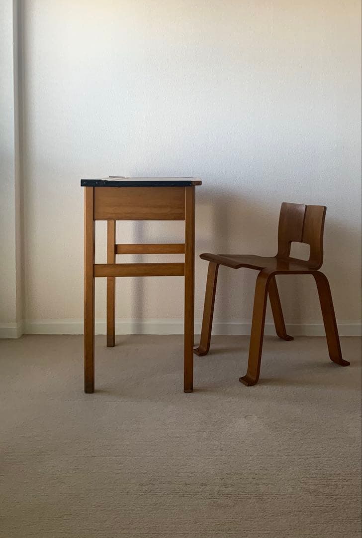 送料込 アンティーク スクールデスク フランス イギリス 検 アアルト ペリアン