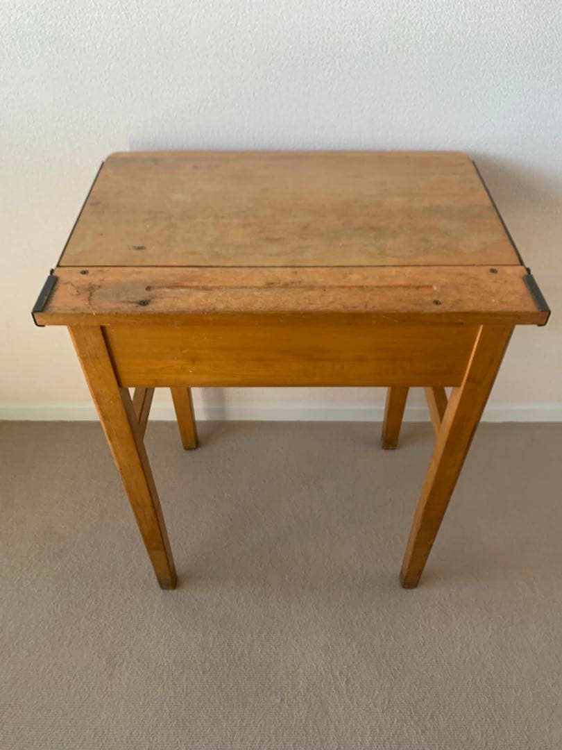 送料込 アンティーク スクールデスク フランス イギリス 検 アアルト ペリアン