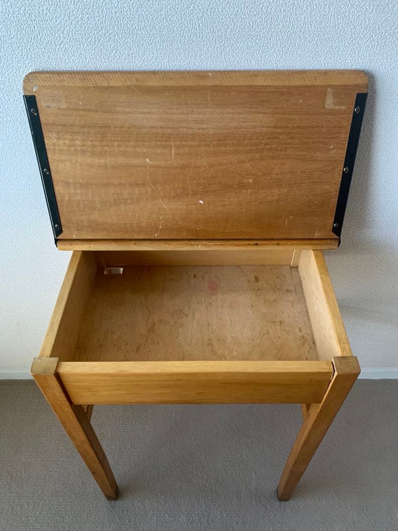 送料込 アンティーク スクールデスク フランス イギリス 検 アアルト ペリアン