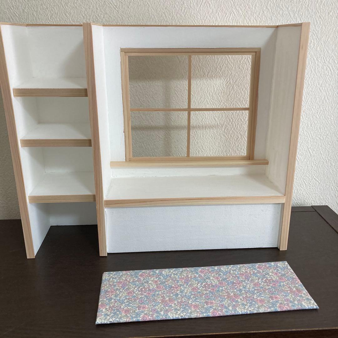 ハンドメイド　背景ボード　窓際ヌック　1/6