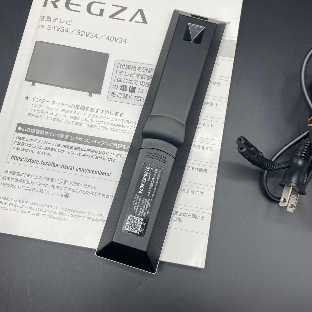 ◯東芝 REGZA 液晶テレビ 24v34 2021年製 リモコン付き