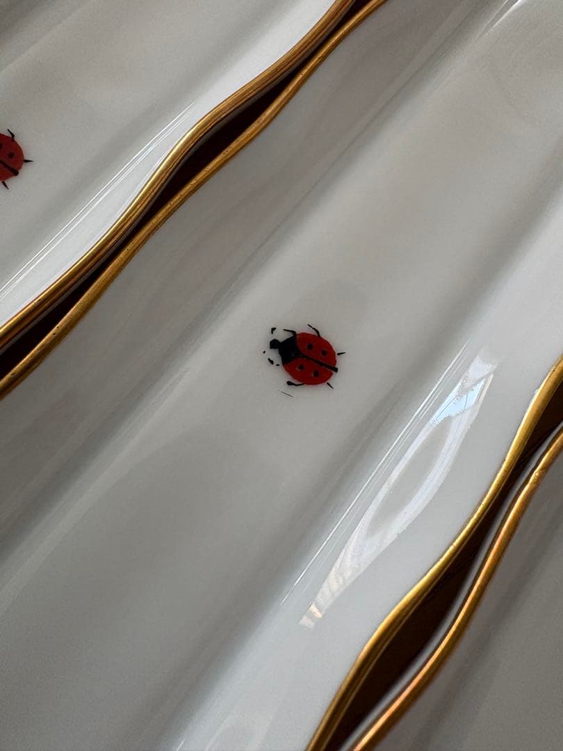 リモージュ　てんとうむし　小物　トレイ　8枚セット