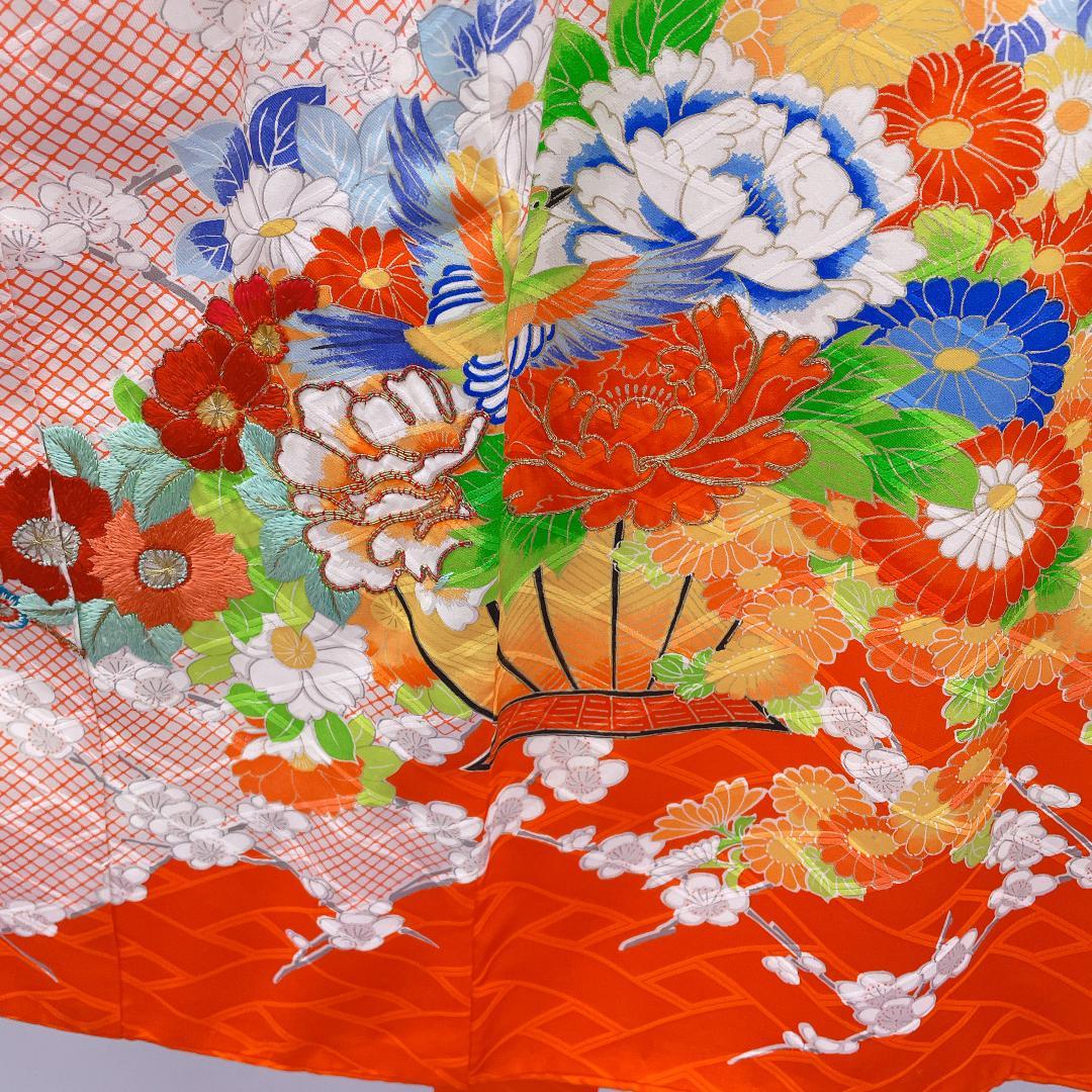 Y★4049★ 子供着物 一つ身 襦袢付き 女の子 七五三 3才