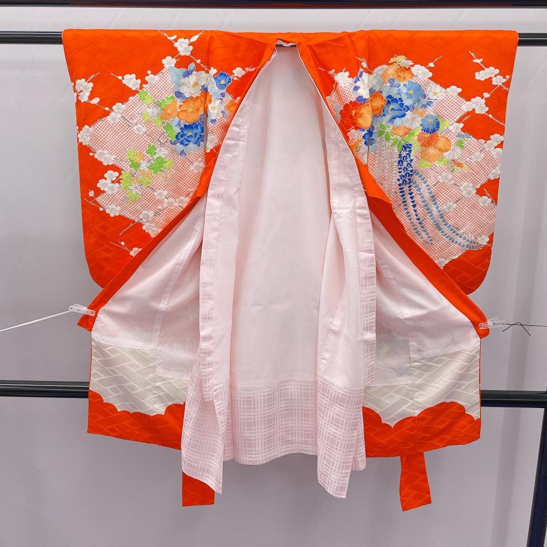 Y★4049★ 子供着物 一つ身 襦袢付き 女の子 七五三 3才