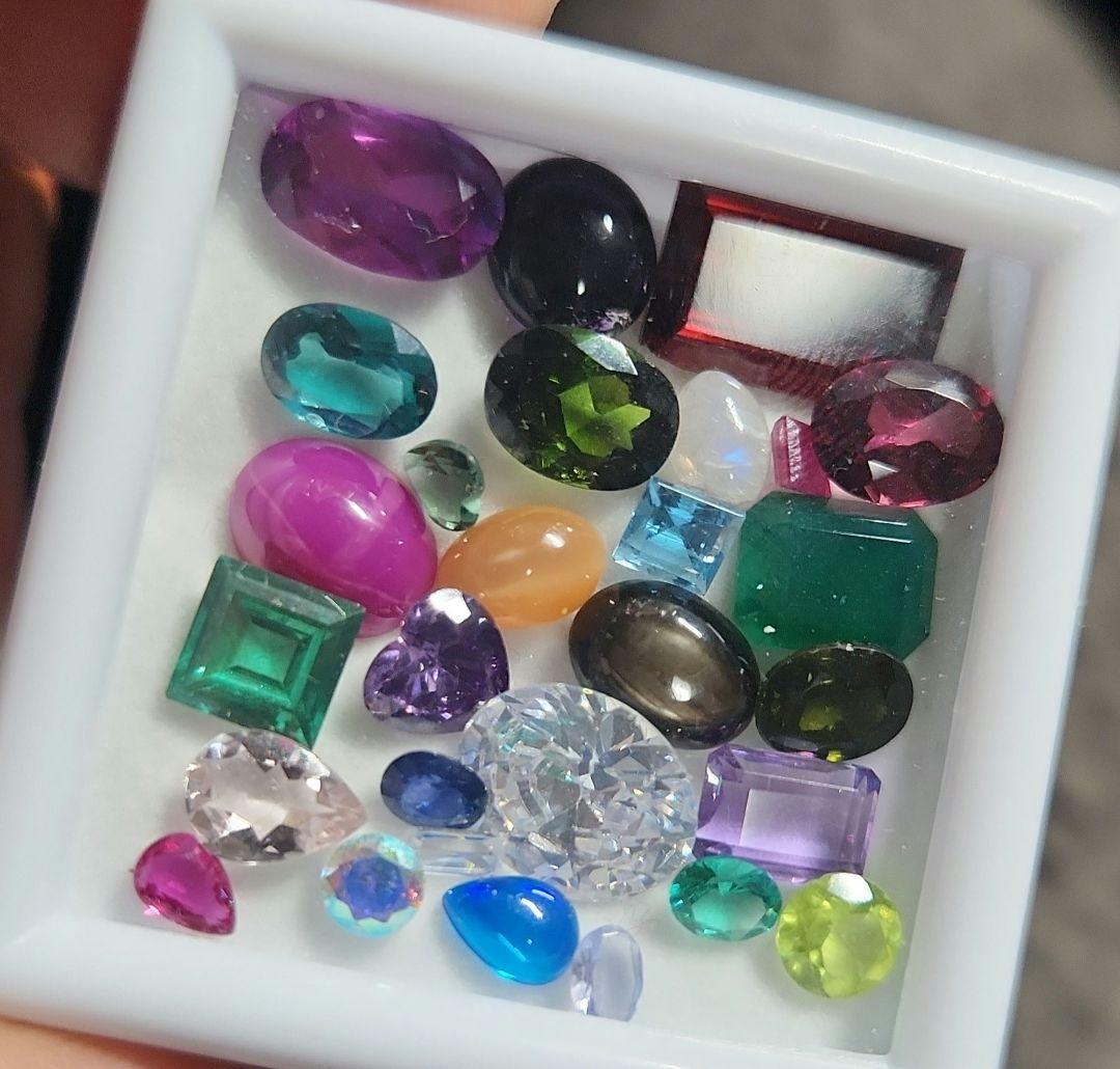 天然ルース他色石まとめ2621 ケース付き