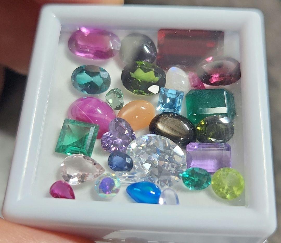 天然ルース他色石まとめ2621 ケース付き