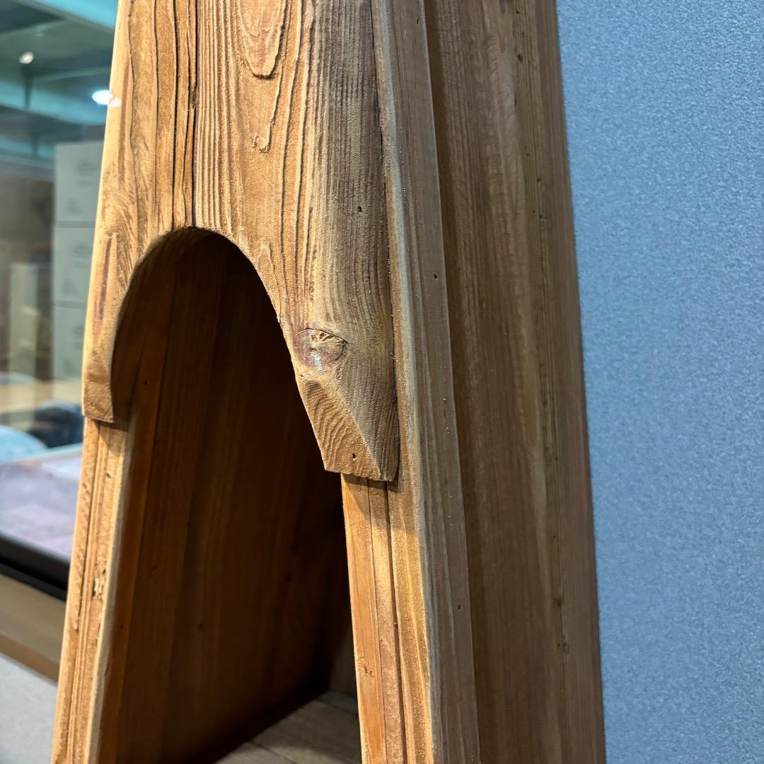 ラック　シェルフ　木製　天然木　ボートラック　カヌー　古材　レトロ　お洒落