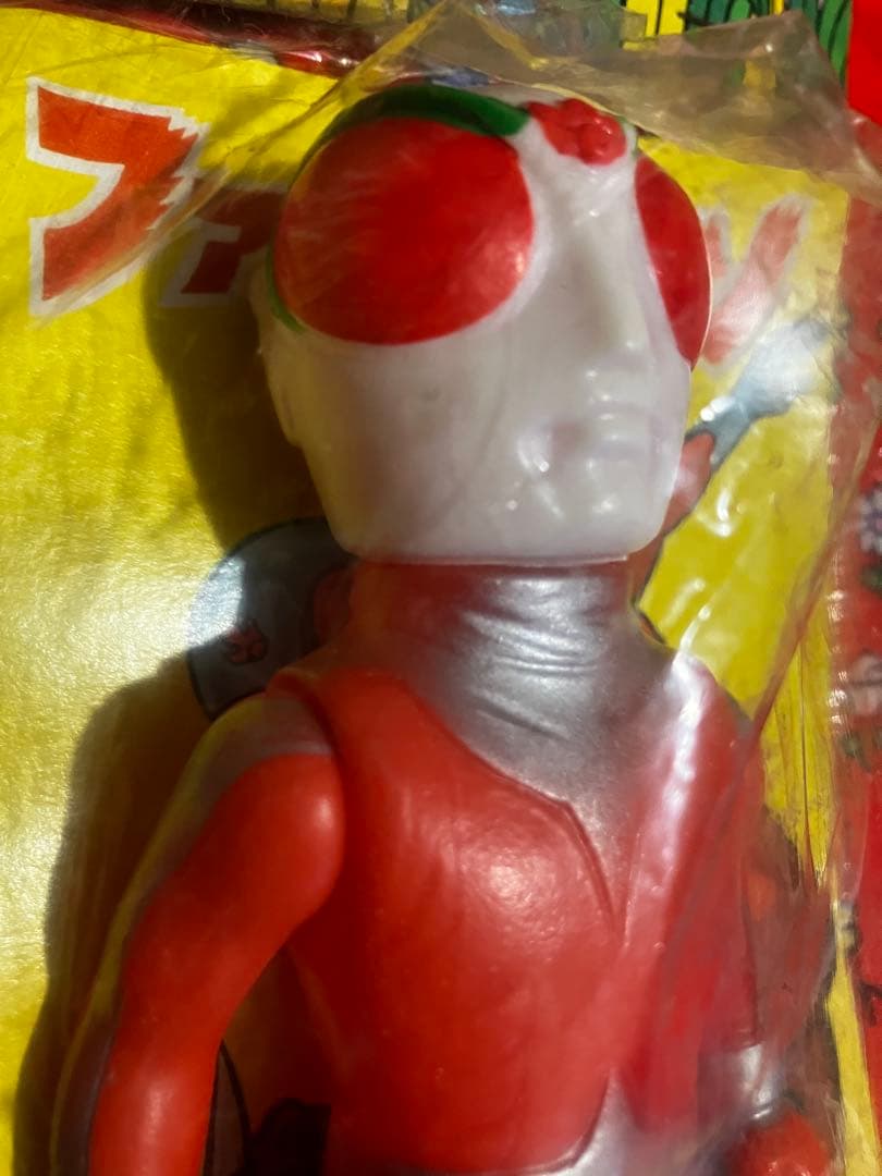 当時物　無版権　ファイヤーマン　パチソフビ 昭和レトロ　ブルマァク　ポピー