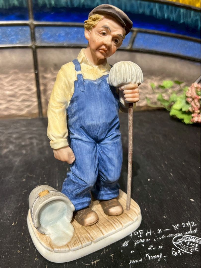 フィギュリン 陶器製 置物 インテリア ビンテージ アンティーク 5点セット