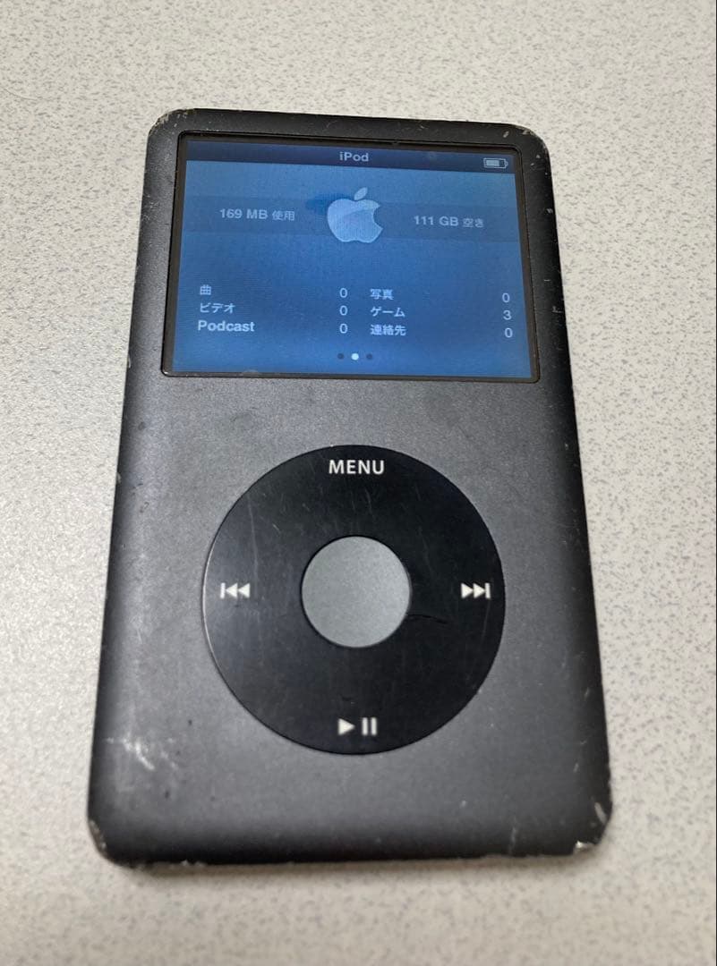 【値下げ中】iPod classicブラック 120GB 動作確認済