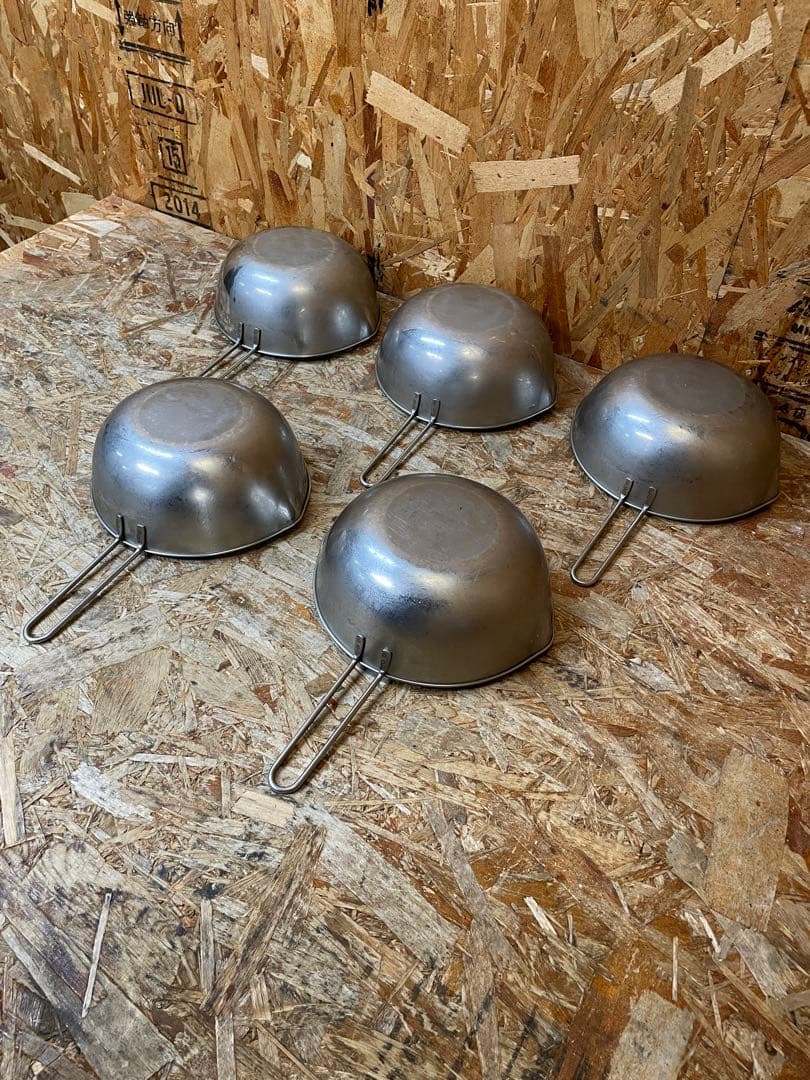 C(7600) ステンレス 片手鍋 21㎝ 5個セット 雪平鍋 手付きボウル