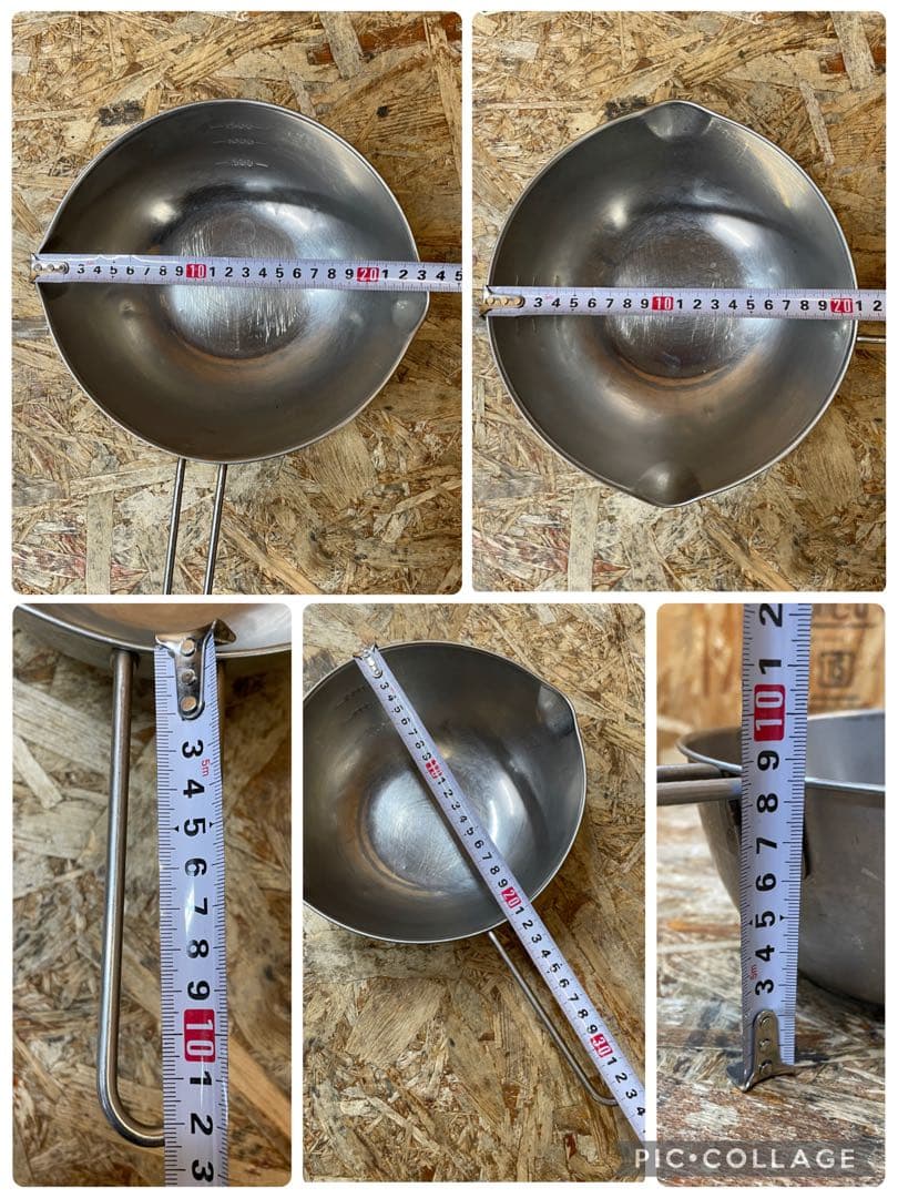 C(7600) ステンレス 片手鍋 21㎝ 5個セット 雪平鍋 手付きボウル