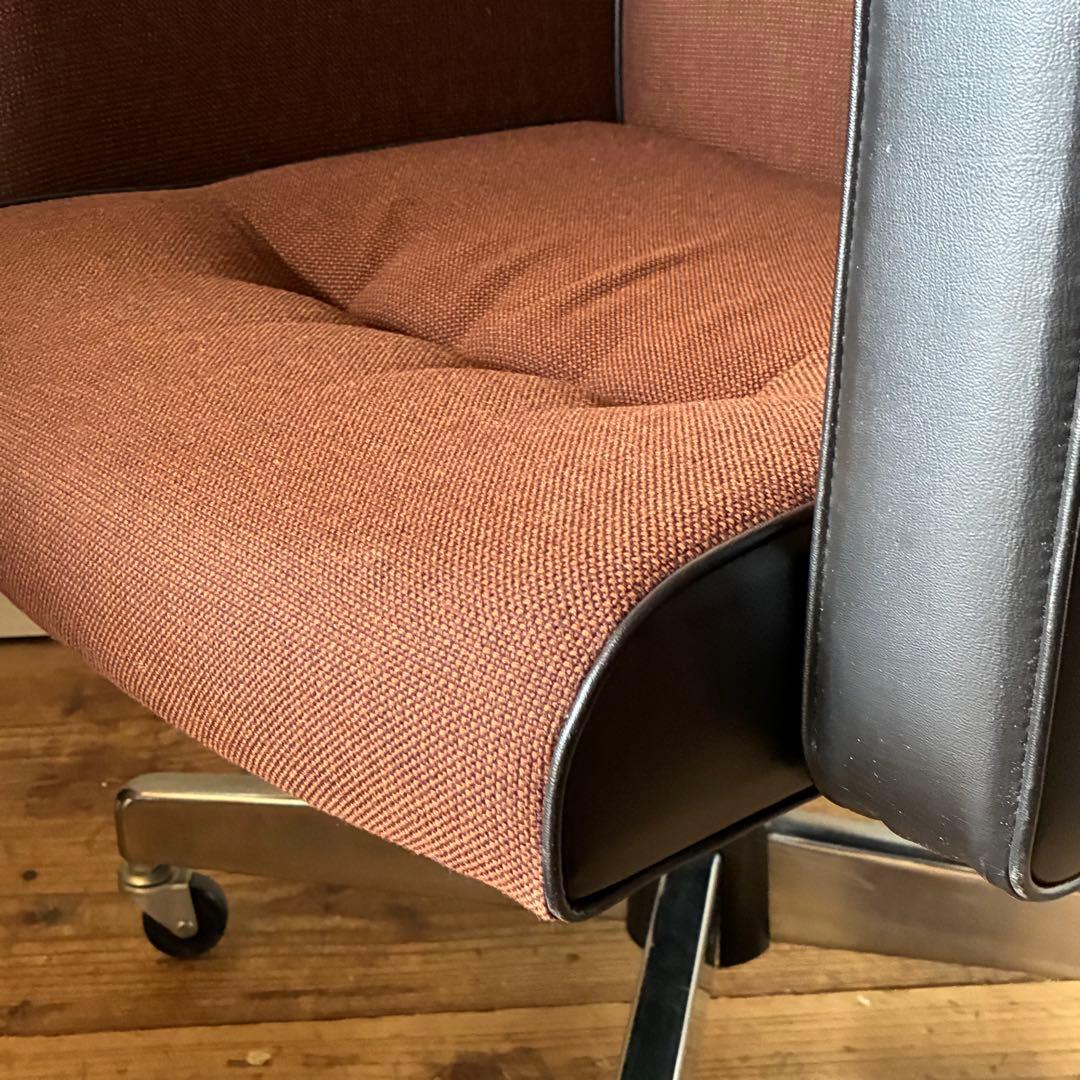 国産ヴィンテージ コクヨ エグゼクティブ デスク アーム チェア レトロ