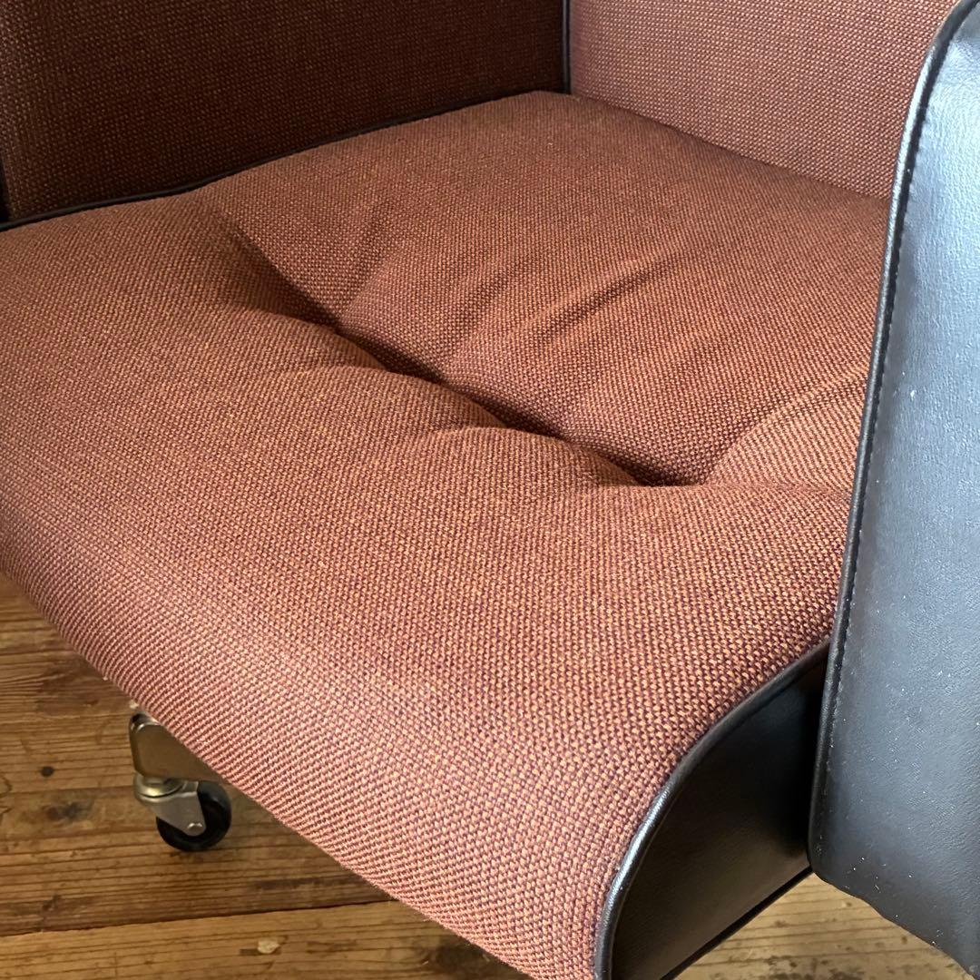 国産ヴィンテージ コクヨ エグゼクティブ デスク アーム チェア レトロ
