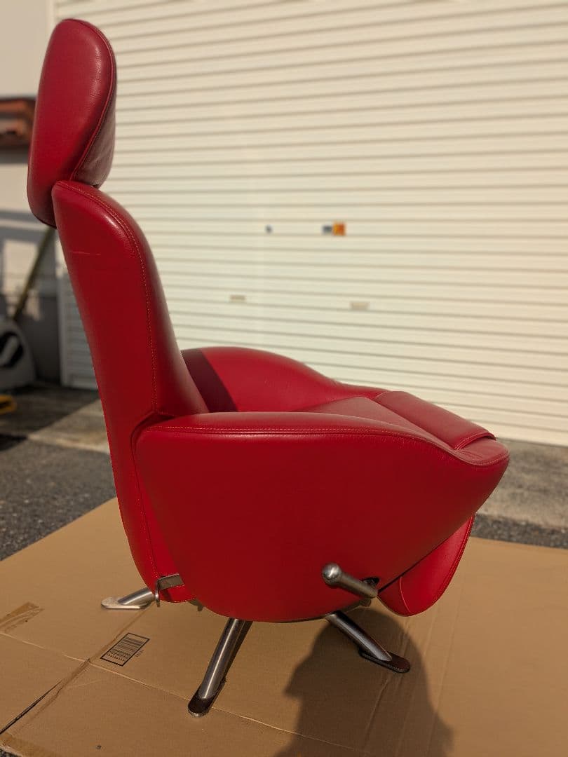 Cassina ドド シェーズロング チェア リクライニング 赤