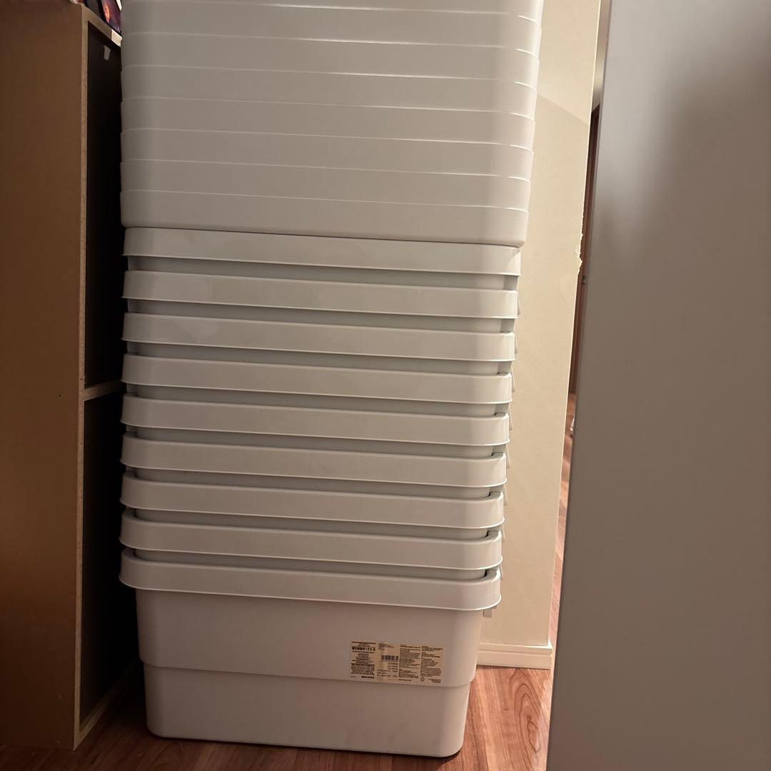 頑丈収納ボックス　50L 5個セット　東京都心のみ配送します