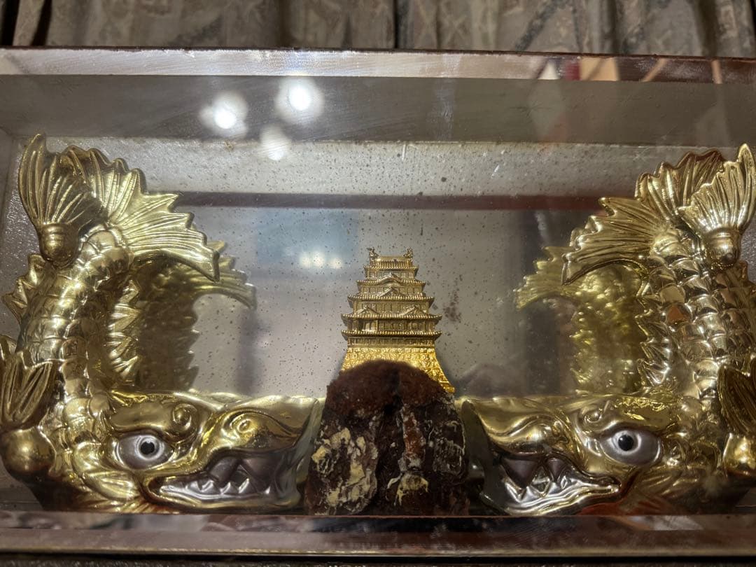 名古屋城　金の鯱鉾　シャチホコ　オブジェ　記念品