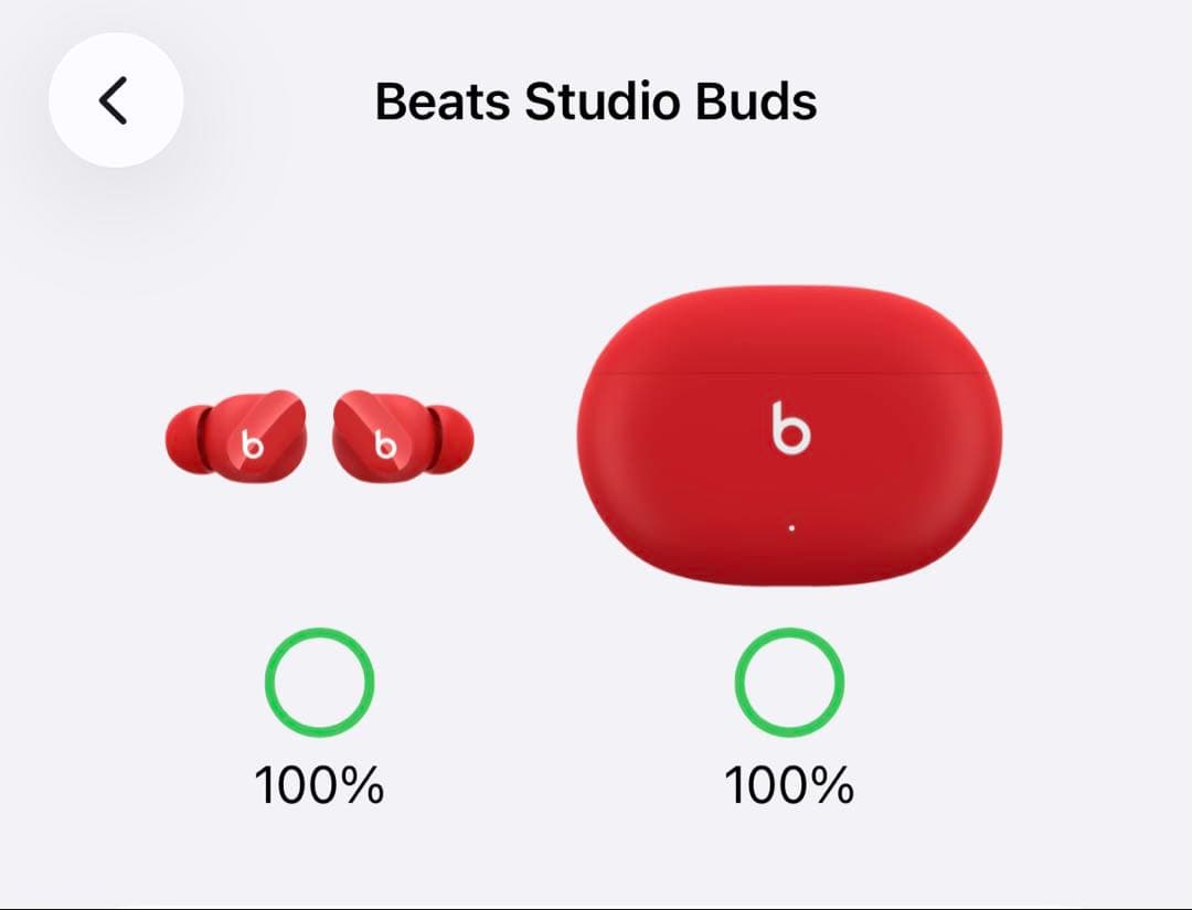 Beats Studio Buds レッド
