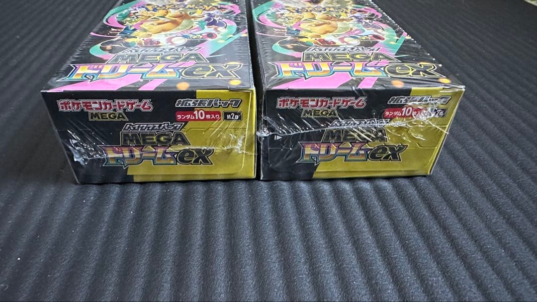 ポケモンカードゲーム MEGAドリームex新品未開封シュリンク付き2BOX