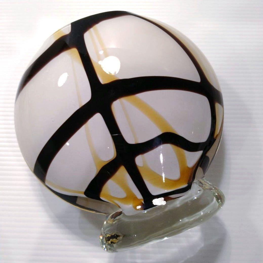 ヴィンテージ ガラス フラワーベース 花器 花瓶 レトロ ミッドセンチュリー