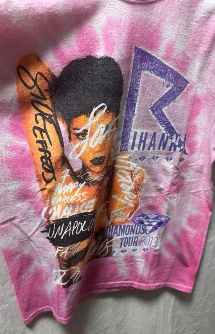 Rihanna A$AP Rocky diamonds 2013 tシャツ