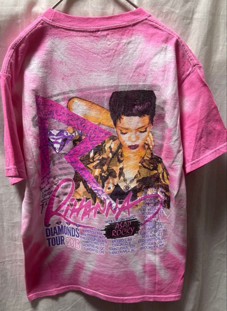 Rihanna A$AP Rocky diamonds 2013 tシャツ