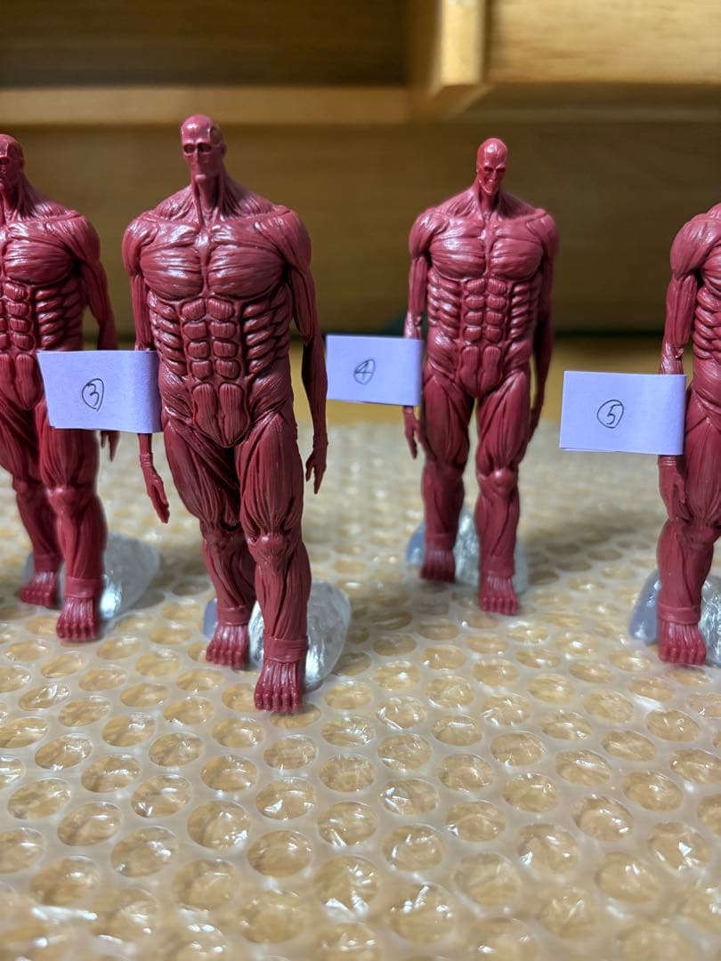 【美品】進撃の巨人 一番くじ 地ならしフィギュア コンプリート6体セット