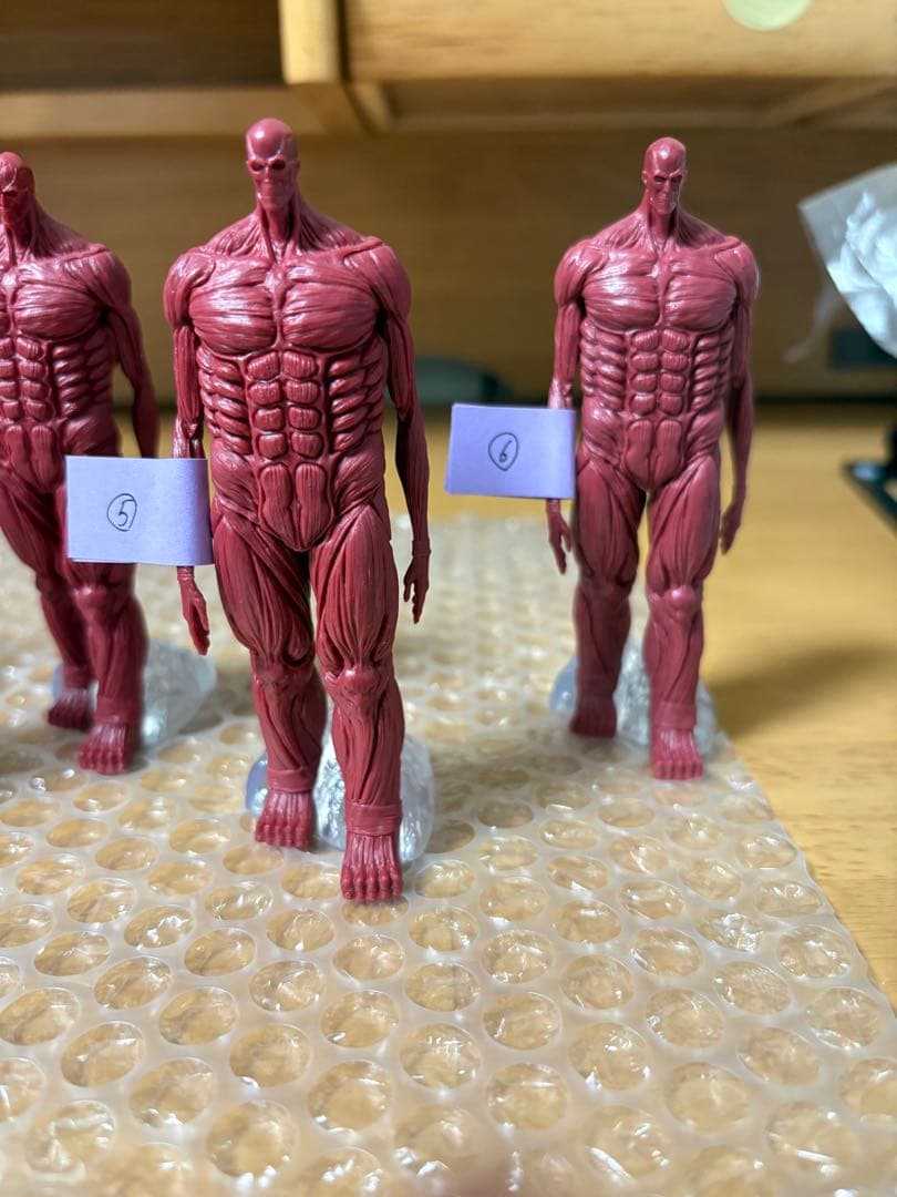 【美品】進撃の巨人 一番くじ 地ならしフィギュア コンプリート6体セット