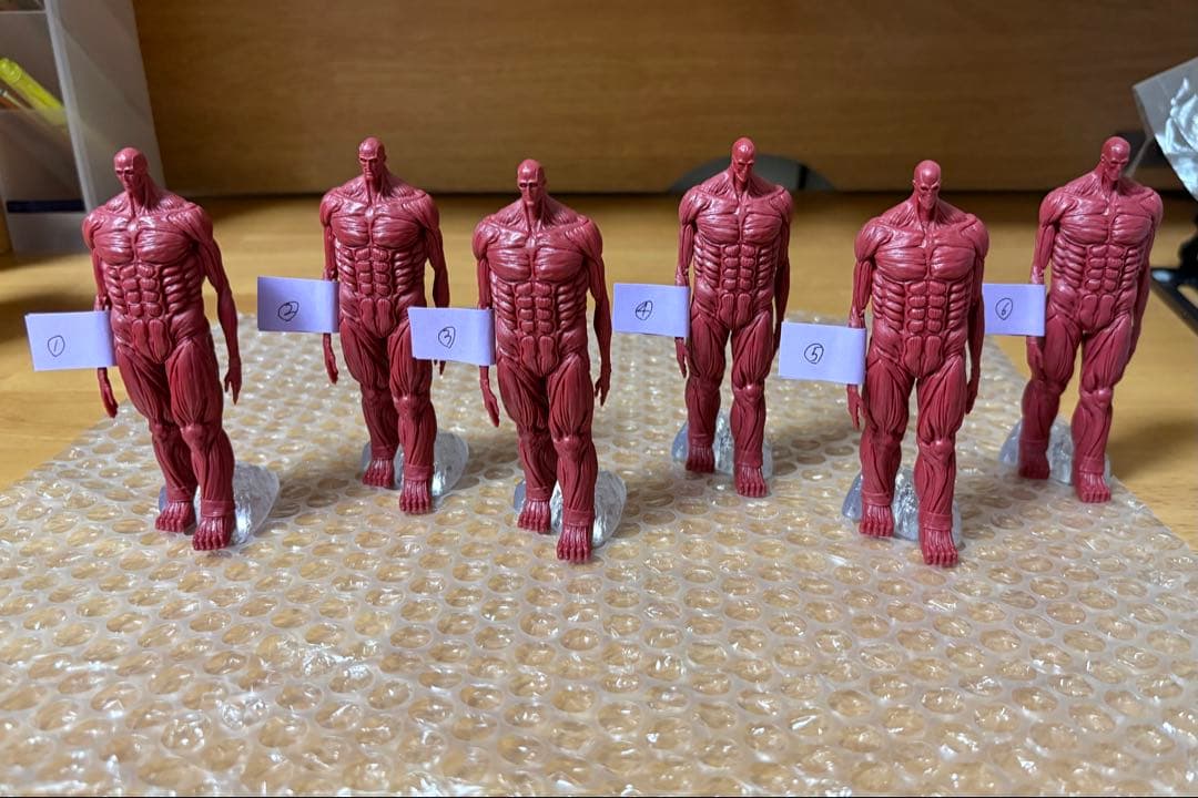 【美品】進撃の巨人 一番くじ 地ならしフィギュア コンプリート6体セット