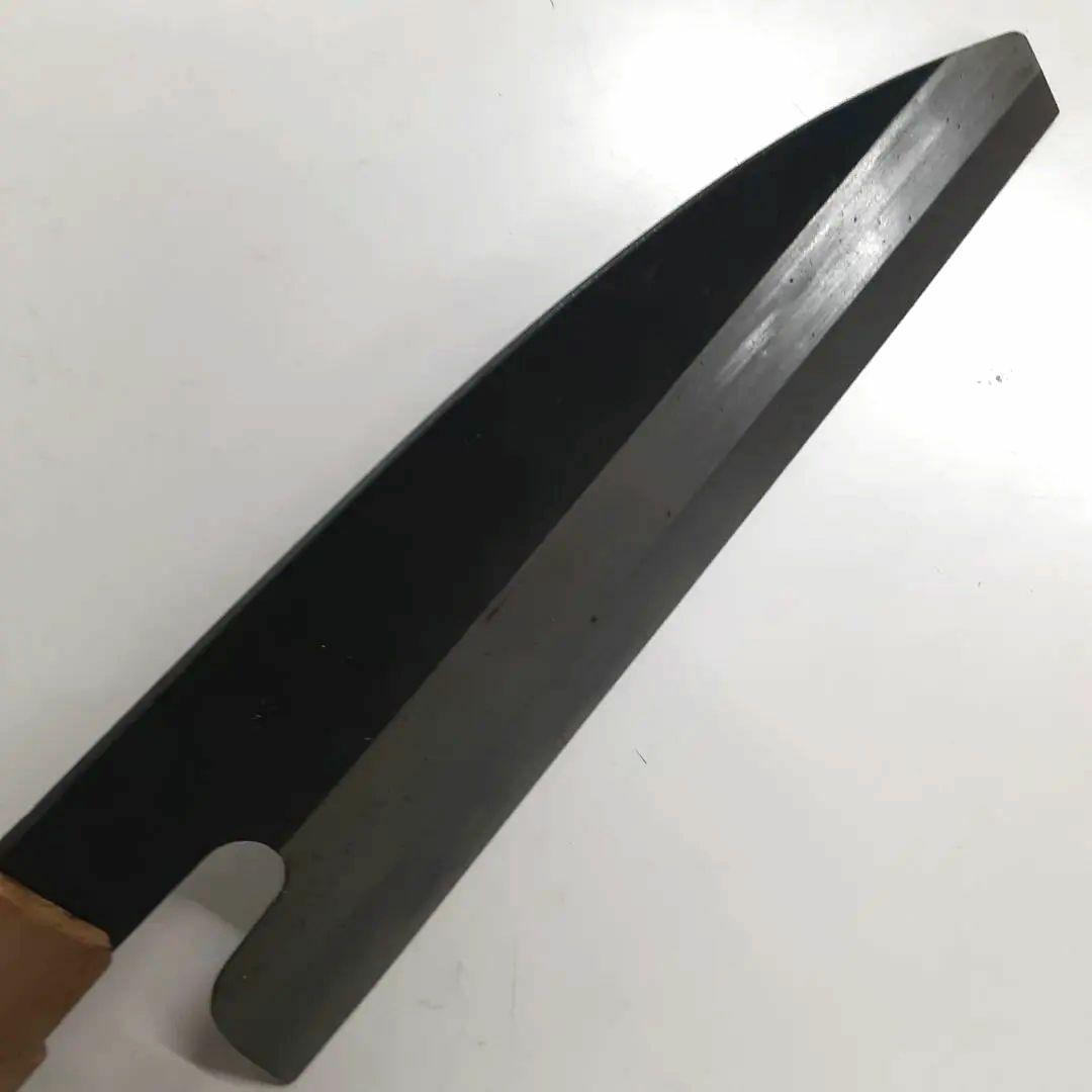 値引き越後鍛治 三徳型麺切り包丁 380mm　➕黒打ち柳刃包丁