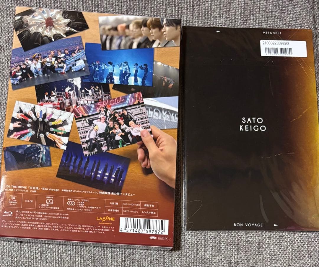 JO1 未完成 Bon Voyage Blu-Ray 特典 佐藤景瑚