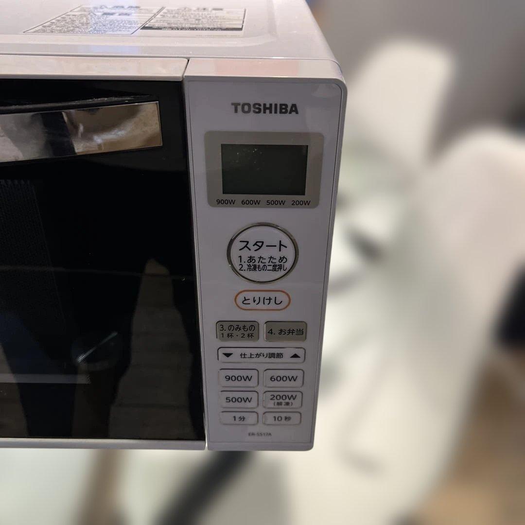 美品　TOSHIBA ER-SS17AW 単機能電子レンジ　早い者勝ち　新生活