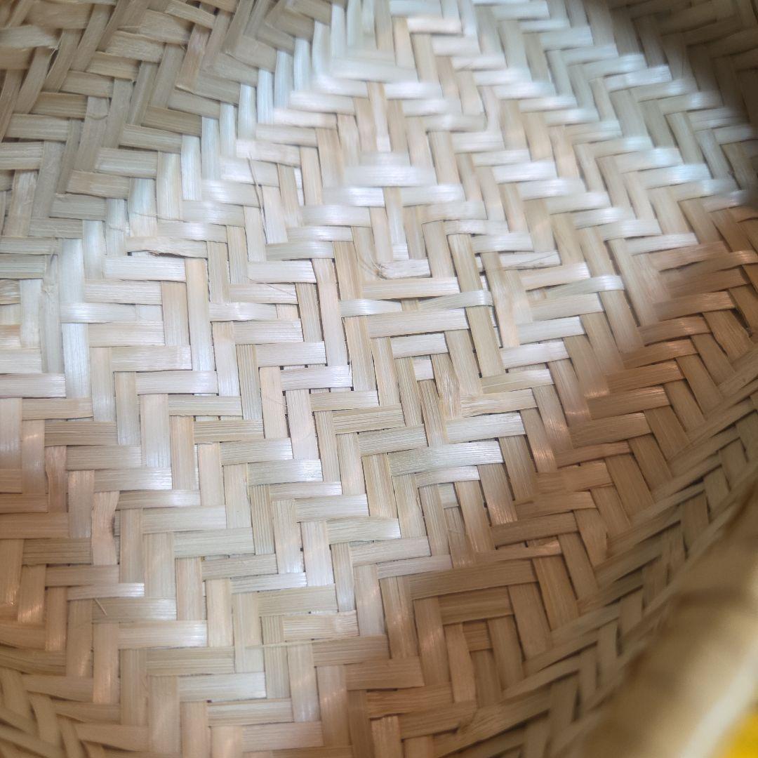 鳥越竹かご弁当箱　小物入れ　未使用　竹かご弁当箱　竹かご