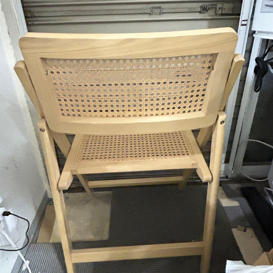 ZARA  ザラホーム　折りたたみラタンチェア