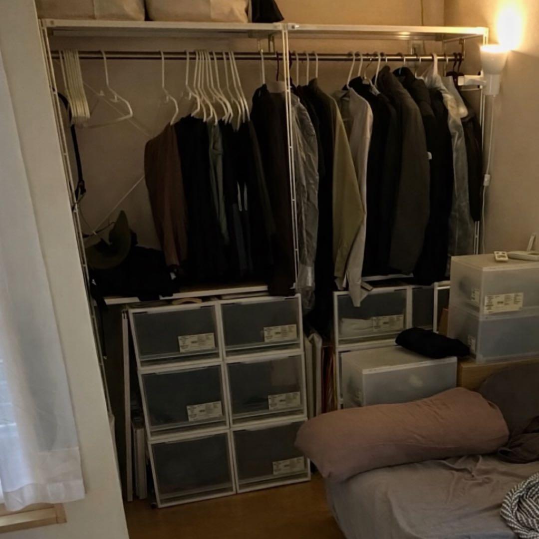 (値下げ)無印スチールユニットシェルフ