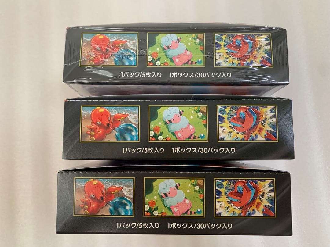 ポケモン　ニンジャスピナー　シュリンク付き　1BOX シュリンクなし 2BOX